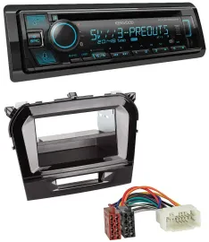 Kenwood Bluetooth USB CD MP3 DAB Autoradio für Suzuki Vitara (ab 2015)