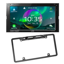 JVC KW-M875BW Digital Multimedia Receiver w/ 50% Off Belva BLPCAM2 Backup Cam