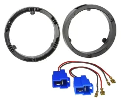 Установочный комплект для динамиков Caraudio24 для Mitsubishi Lancer (с 2007), передняя дверь, 165 мм (набор)