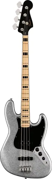 Бас-гитара Fender Limited Edition Mikey Way Jazz Bass, Silver Sparkle w/ Deluxe Gig Bag