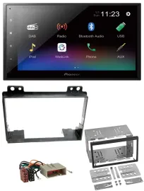 Pioneer USB Bluetooth DAB 2DIN MP3 Autoradio für Ford Fiesta 03-05 Fusion 02-05