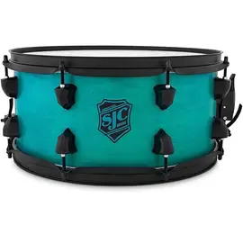 Малый барабан SJC Drums Pathfinder Maple Mahogany 14x6.5 Miami Teal Satin