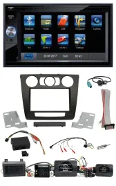 Blaupunkt 2DIN Bluetooth TMC USB Lenkrad SD Navigation für BMW 1er Aktiv PDC man