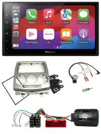 Pioneer DAB USB Lenkrad Bluetooth 2DIN Autoradio für Mazda 5 CR 2005-2010 silber