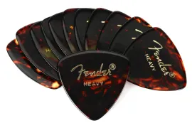 Медиаторы Fender 346 Classic Celluloid Shell Heavy (72 штуки)