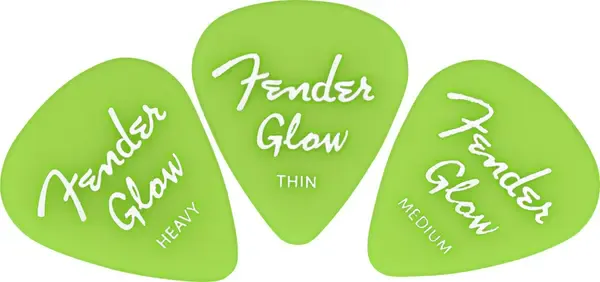 Медиаторы FENDER Glow In The Dark 351 Picks 12-Pack