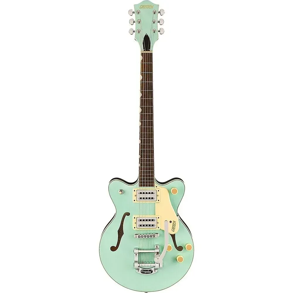 Электрогитара полуакустическая Gretsch Streamliner Limited Edition Block Jr. Mint Metallic