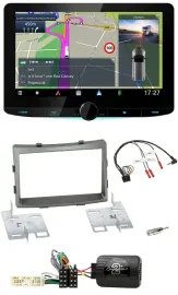 Kenwood Bluetooth DAB TMC 2DIN Lenkrad USB Navigation für SSangYong Rodius ab 20
