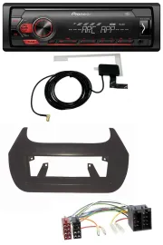 Pioneer 1DIN USB DAB MP3 AUX Autoradio für Citroen Nemo Fiat Fiorino Qubo Peugeo