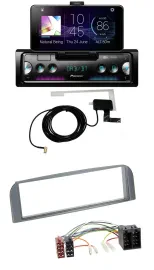 Pioneer DAB Bluetooth MP3 USB Autoradio für Alfa Romeo 147, GT - anthrazit
