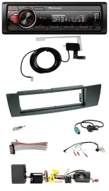 Pioneer 1DIN MP3 DAB USB Lenkrad Autoradio für BMW 1er E87 2004-2013 Aktiv