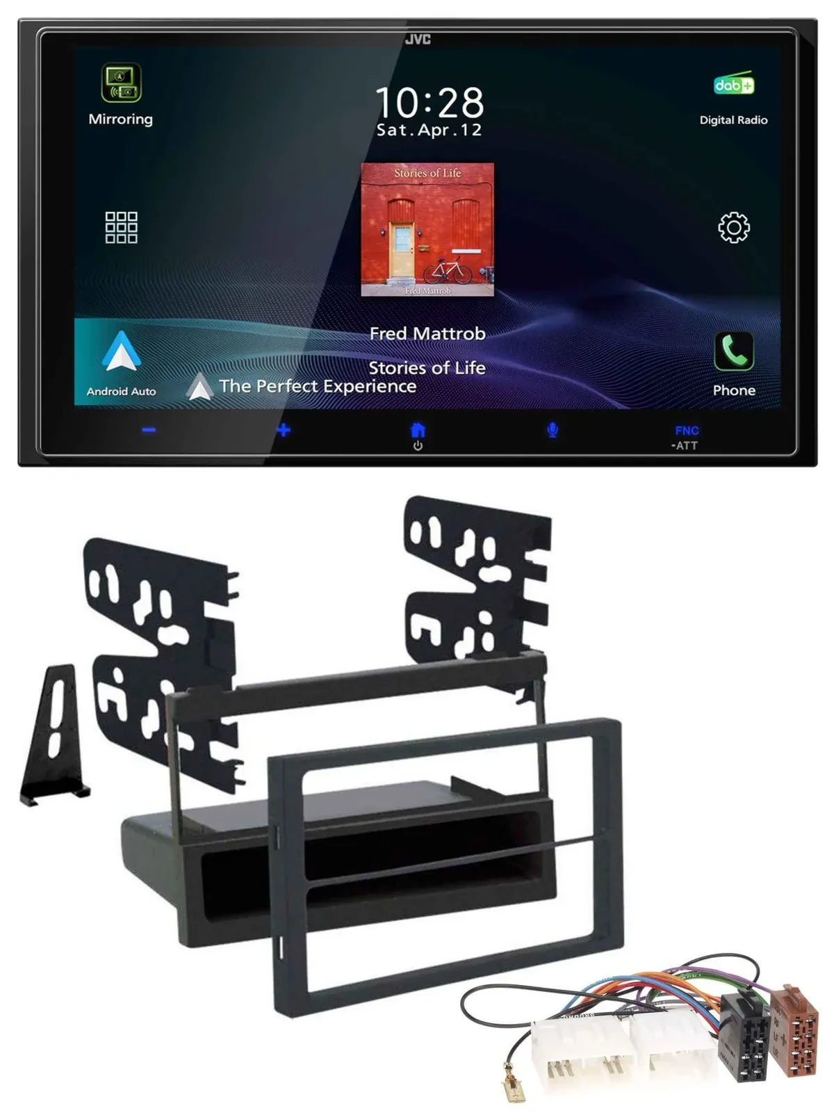 JVC USB Bluetooth 2DIN DAB MP3 Autoradio für Mazda 626 99-02 MPV 96-99 MX5 00-05