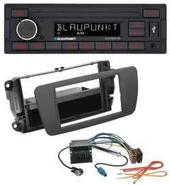 Blaupunkt MP3 AUX USB 1DIN Autoradio für Seat Ibiza (ab 12) - tuam grey