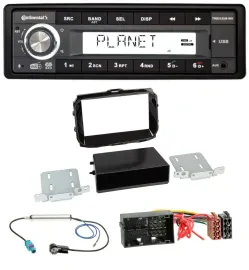 Continental USB 1DIN AUX DAB MP3 Autoradio für Alfa Giulietta 52 Pin ab 13 piano