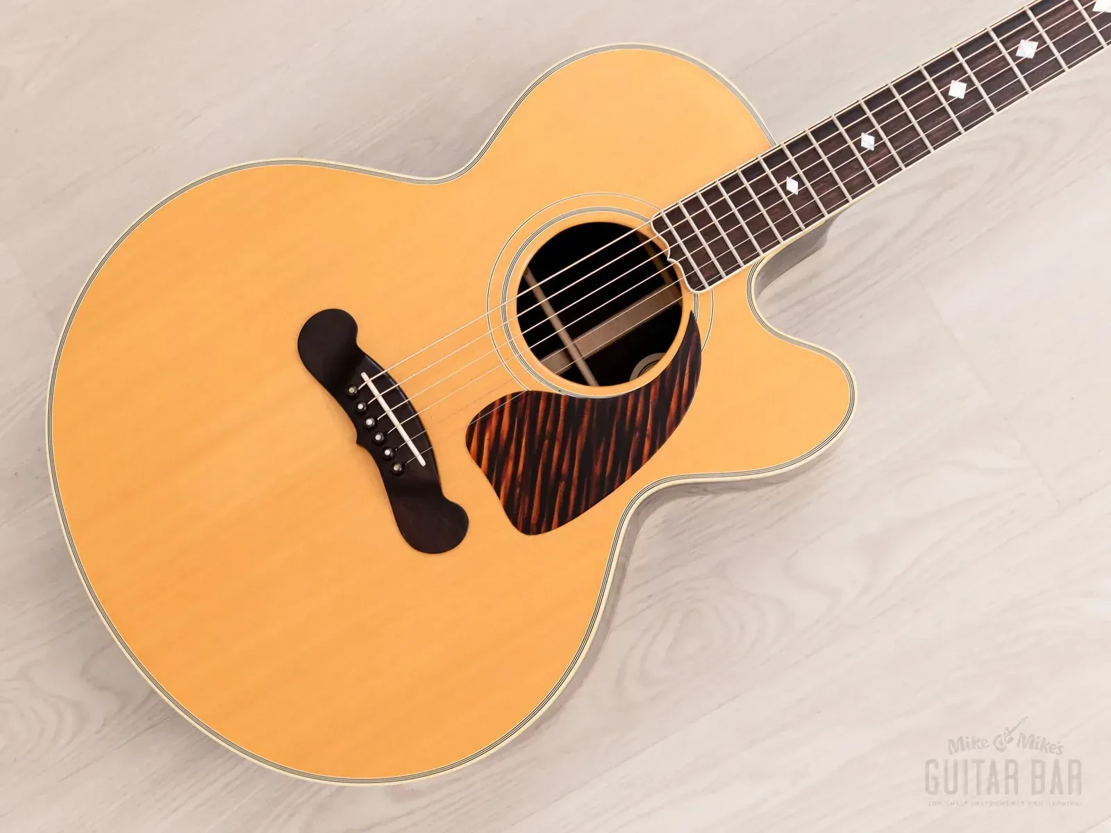 1992 Gibson J-1000 Acoustic Guitar, Spruce & Rosewood w/ Case, Hangtag