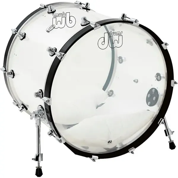 Бас-барабан DW Design Series Acrylic Bass Drum Chrome Hardware 22x18