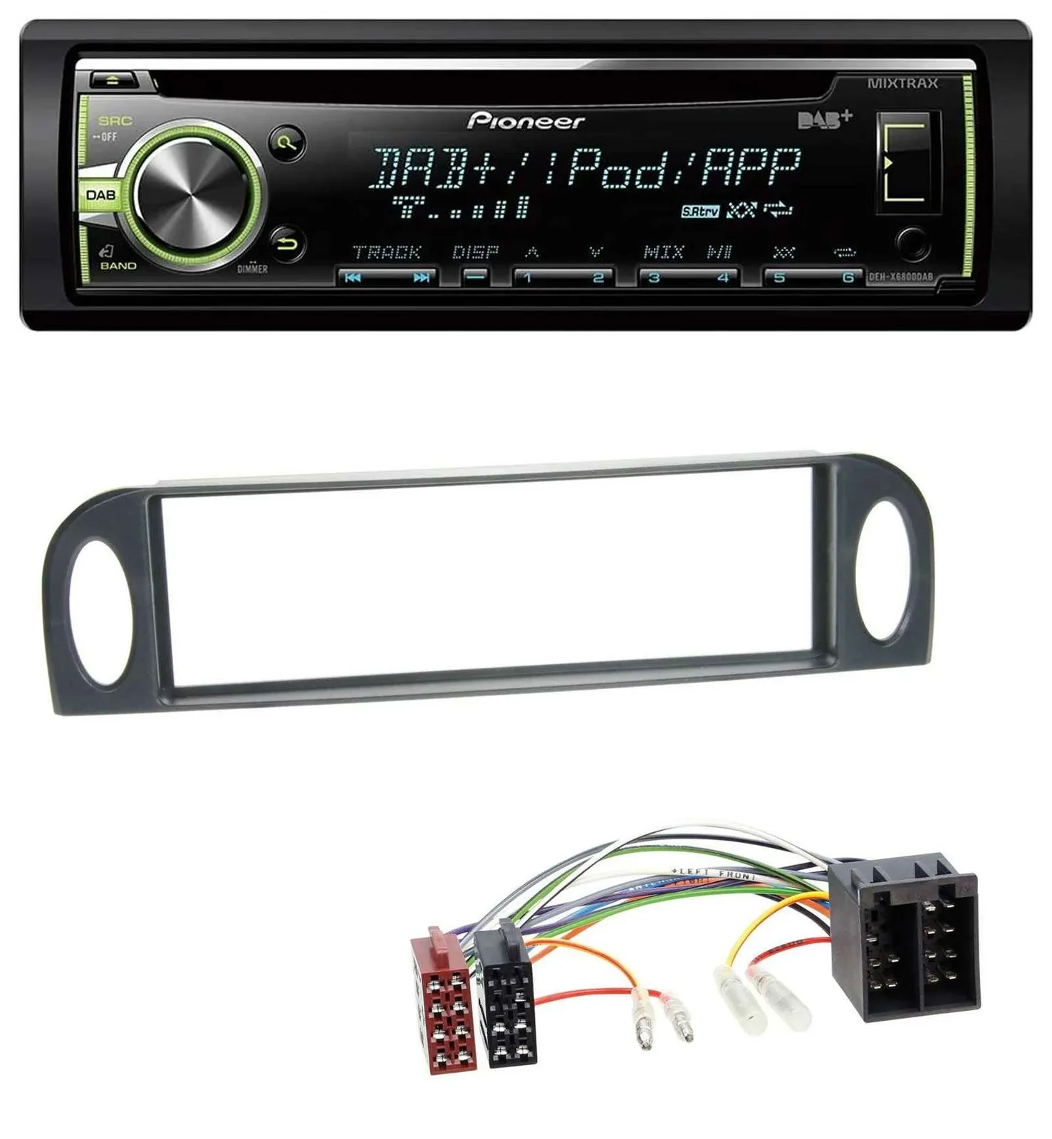 Автомагнитола для Citroen C5 (до 2004) Pioneer DAB, USB, MP3, AUX, CD