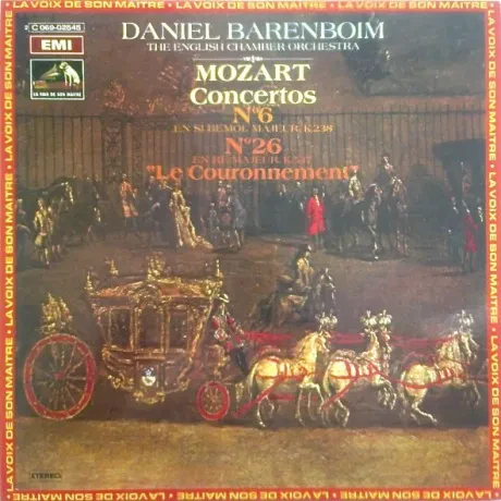 - Concertos № 6 En Si Bemol Majeur, K.238; № 26 En Re Majeuneur, K.537 "Le Couronnement" (LP, Used)