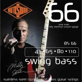 Струны для бас-гитары RotoSound BS66 Billy Sheehan Signature 43-110