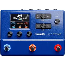 Процессор для электрогитары Line 6 HX Stomp LE Blue с чехлом