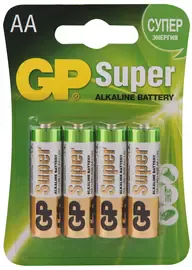 Элемент питания GP GP15A-2CR4 Super AA (4 штуки)