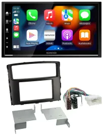 Автомагнитола для Mitsubishi Pajero/Shogun (с 2014) Kenwood 2-DIN, DAB, USB, Bluetooth, MP3