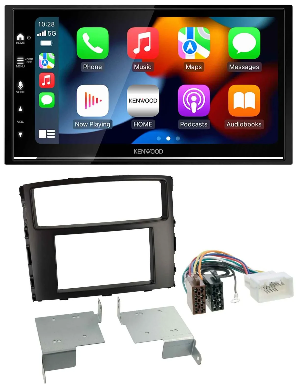 Автомагнитола для Mitsubishi Pajero/Shogun (с 2014) Kenwood 2-DIN, DAB, USB, Bluetooth, MP3