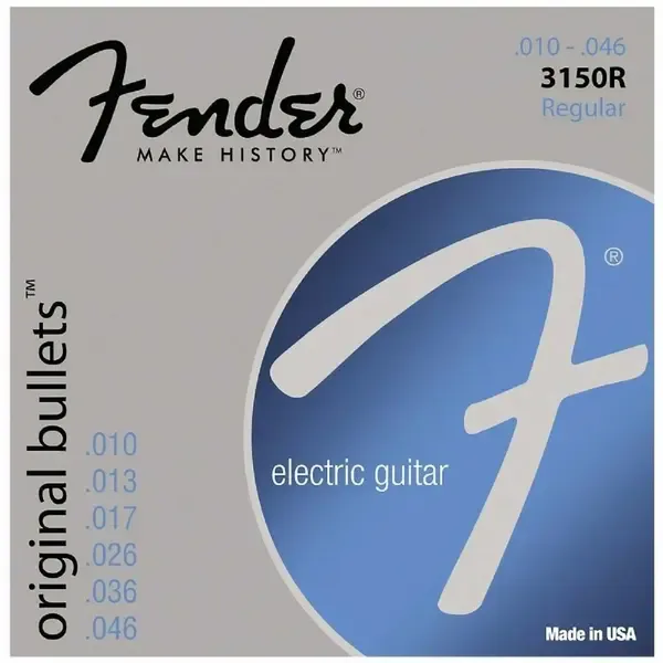 Струны для электрогитары Fender 3150R Original Bullets 10-46