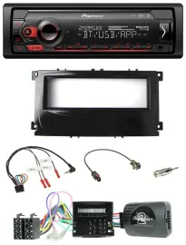 Pioneer Lenkrad USB DAB Bluetooth Autoradio für Ford Mondeo S-Max Can-Bus 07-14