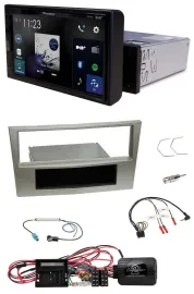 Pioneer DAB Lenkrad Bluetooth USB Autoradio für Opel Corsa D satin-stone 09-14