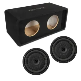 Сабвуфер пассивный NVX NE102P 2x10" щелевой фазоинвертор, МДФ 3/4", для shallow-сабвуферов