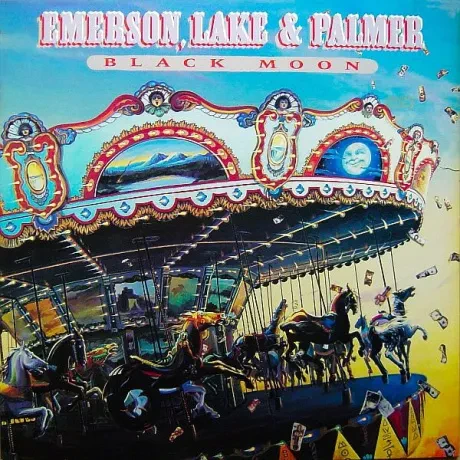 EMERSON LAKE AND PALMER - Black Moon (LP , Used)