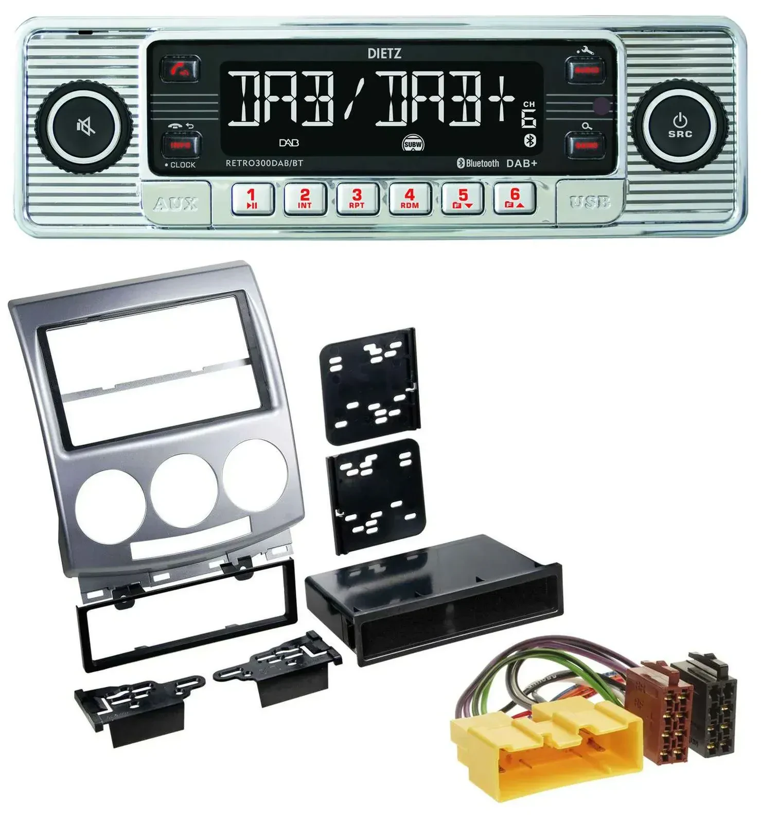 Автомагнитола для Mazda 5 (2005–2010) Dietz Bluetooth, DAB, USB, MP3