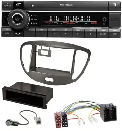 Kienzle Bluetooth MP3 USB DAB Autoradio für Hyundai i10 2008-2013 dunkelsilber