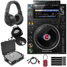 Pioneer CDJ-3000 Flagship Rekordbox High-Res Pro DJ Multi Player w Vulcan Case