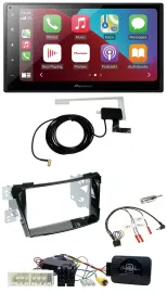 Автомагнитола для Hyundai i40 (с 2016) Pioneer 2DIN, USB, Bluetooth, DAB, поддержка управления с руля