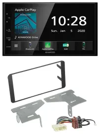Kenwood Bluetooth MP3 DAB USB 2DIN Autoradio für Subaru BRZ (ab 2012)