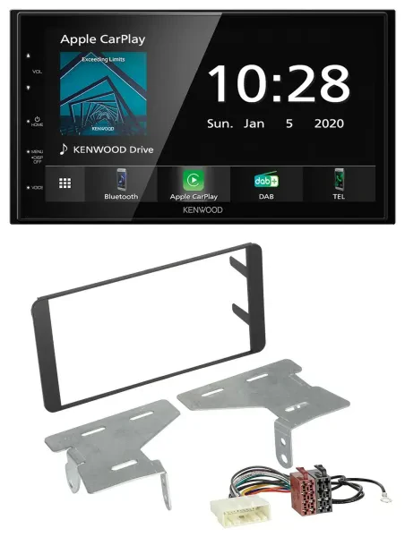 Kenwood Bluetooth MP3 DAB USB 2DIN Autoradio für Subaru BRZ (ab 2012)