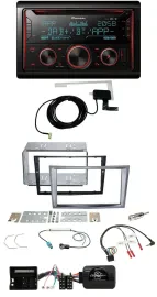 Pioneer 2DIN Lenkrad DAB USB CD Bluetooth Autoradio für Opel Antara Astra H Zafi