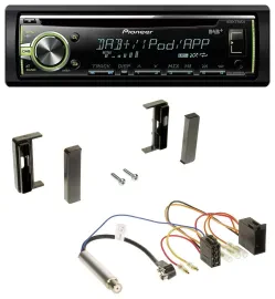 Автомагнитола Pioneer DAB USB MP3 AUX CD для Audi TT (1998–2006), ISO