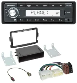 Автомагнитола для Dacia Dokker/Duster/Logan Continental 1DIN, USB, MP3, AUX