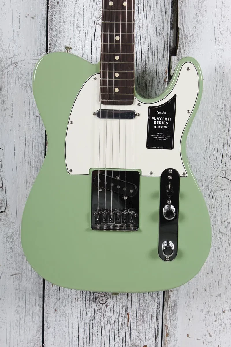 Fender Player II Telecaster Solid Body Electric Guitar Birch Green Finish