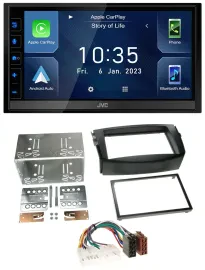 JVC DAB Bluetooth MP3 USB 2DIN Autoradio für Toyota RAV 4 (2006-2013)