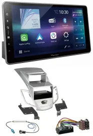 Pioneer Bluetooth USB DAB MP3 Autoradio für Ford Fiesta Display 10-17 silber