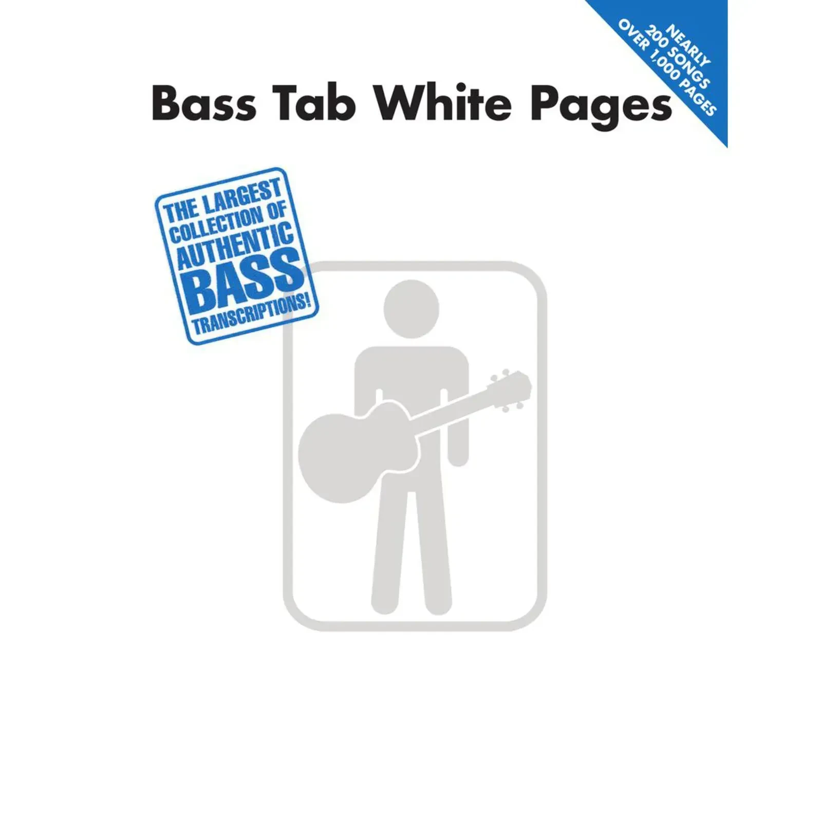 Сборник песен Hal Leonard Bass Tab White Pages