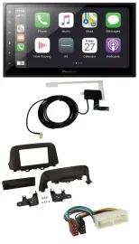 Pioneer USB MP3 2DIN Bluetooth DAB Autoradio für Hyundai Kona (ab 2018)