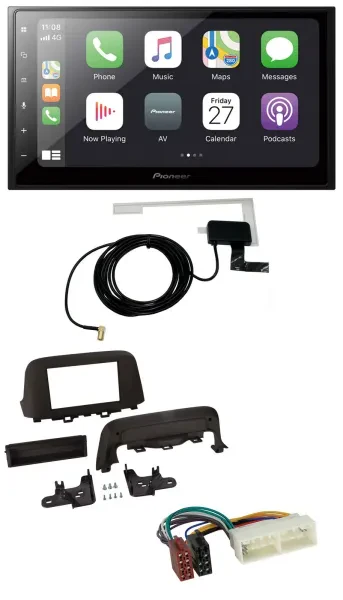 Pioneer USB MP3 2DIN Bluetooth DAB Autoradio für Hyundai Kona (ab 2018)