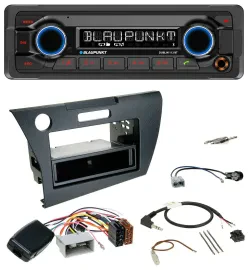 Автомагнитола для Honda CR-Z 2010–2013 Blaupunkt MP3, Bluetooth, USB, поддержка кнопок на руле