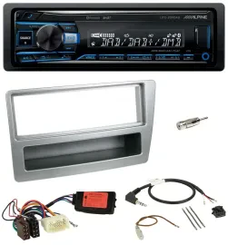 Alpine USB Bluetooth DAB Lenkrad Autoradio für Honda Civic 2004-2006 silber