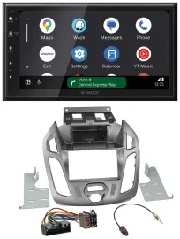 Автомагнитола для Ford Transit (2013–2018) Kenwood 2 DIN, DAB, Bluetooth, USB, MP3